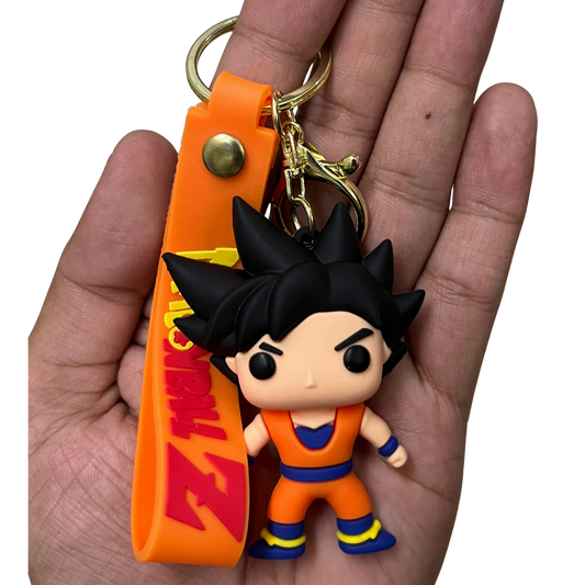 Goku - D1 3D Rubber Keychain - Dragon Ball Z –  DBZ Anime Collectible