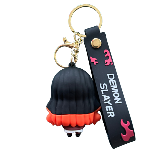 Nezuko Kamado Chibi 3D Rubber Keychain – Demon Slayer