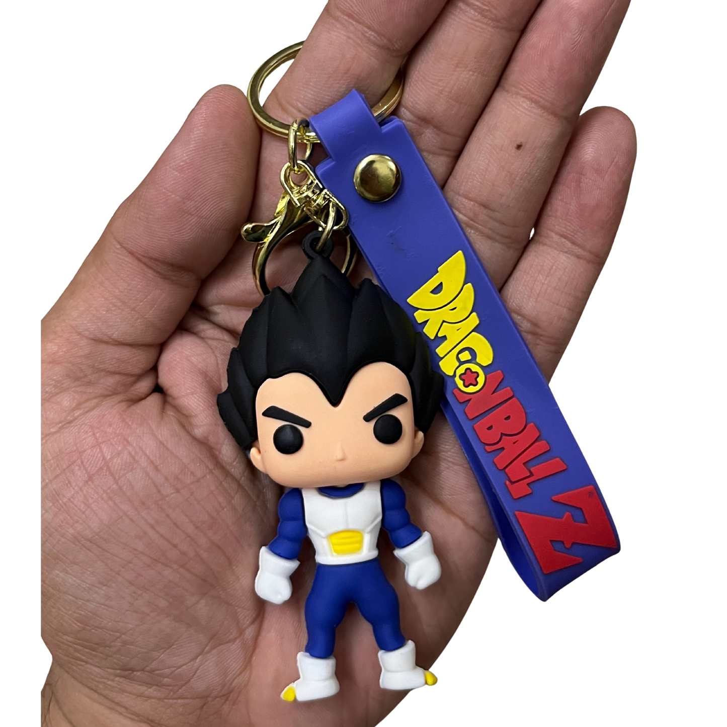 Vegeta- D1 3D Rubber Keychain - Dragon Ball Z –  DBZ Anime Collectible