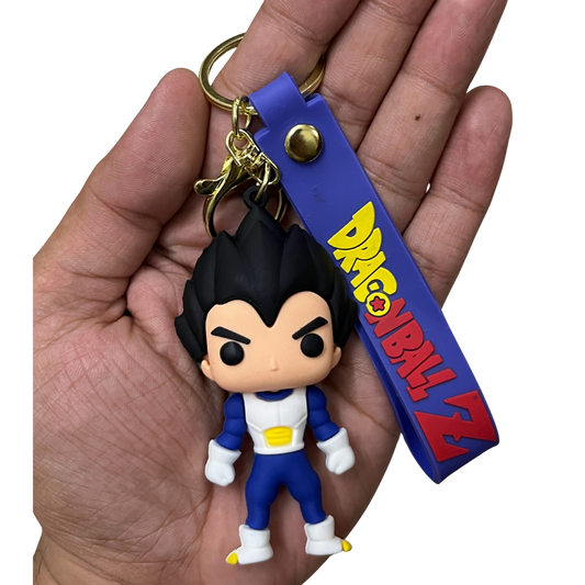 Vegeta- D1 3D Rubber Keychain - Dragon Ball Z –  DBZ Anime Collectible