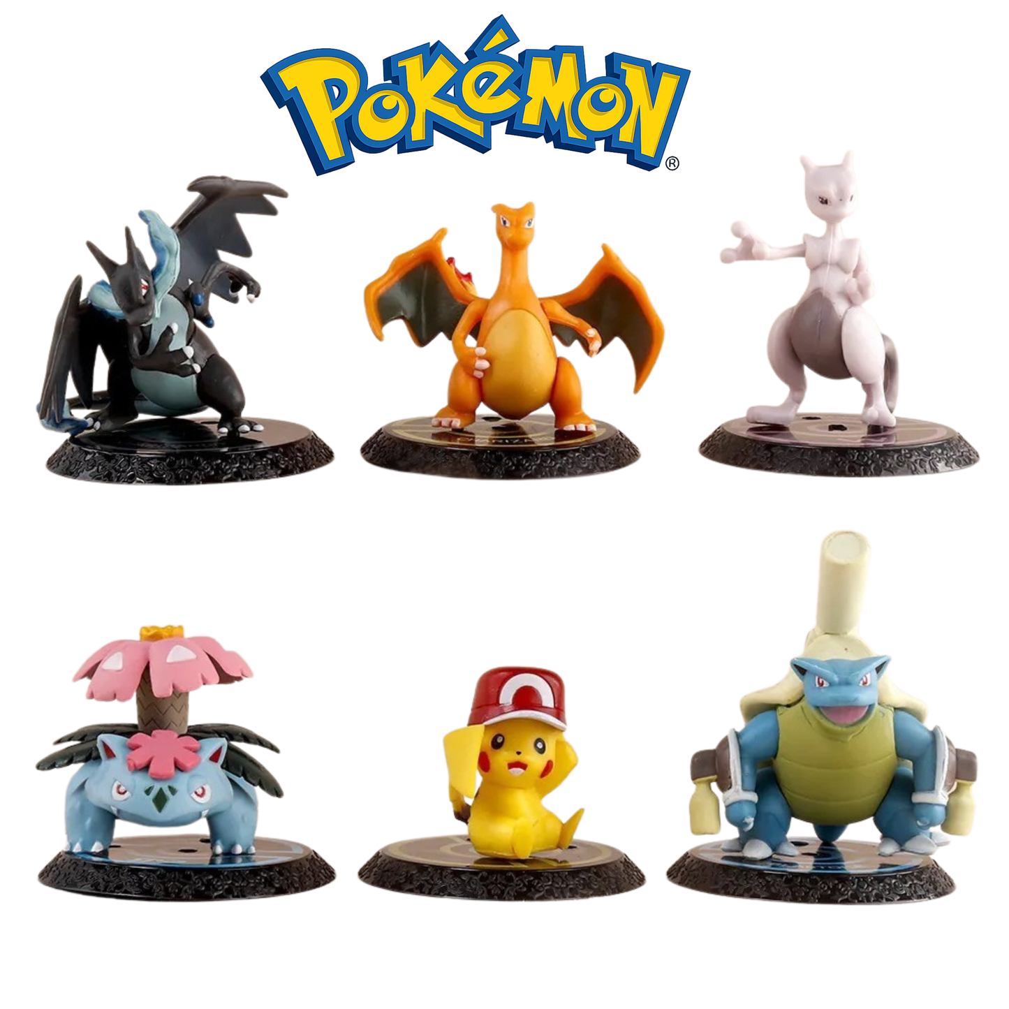 Pokemon 7 CM Premium Miniature PVC Figure (Set of 6) – Pokemon