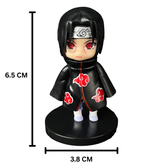 Itachi Uchiha-Akatsuki Cloak Premium 6.5CM Miniature PVC Figure  – Naruto