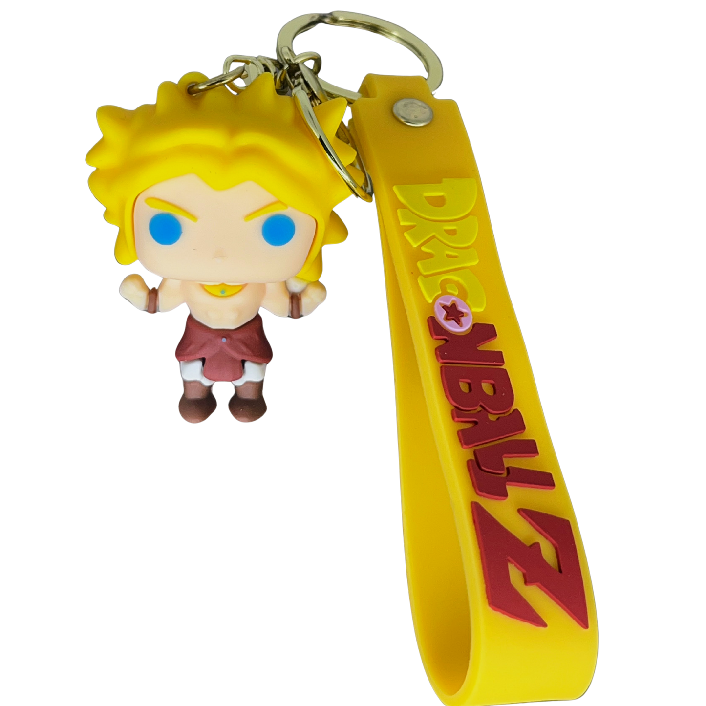 Broly D1 3D Rubber Keychain - Dragon Ball Z –  DBZ Anime Collectible