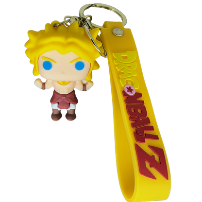 Broly D1 3D Rubber Keychain - Dragon Ball Z –  DBZ Anime Collectible