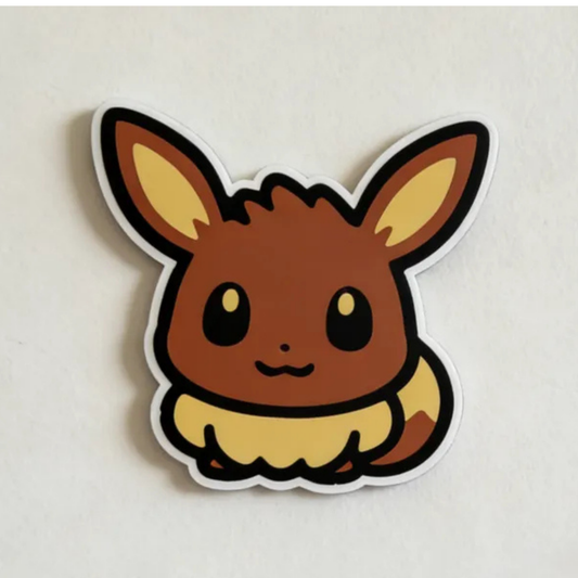 Eevee Chibi 3D Printed PLA Fridge Magnet – Pokemon Anime