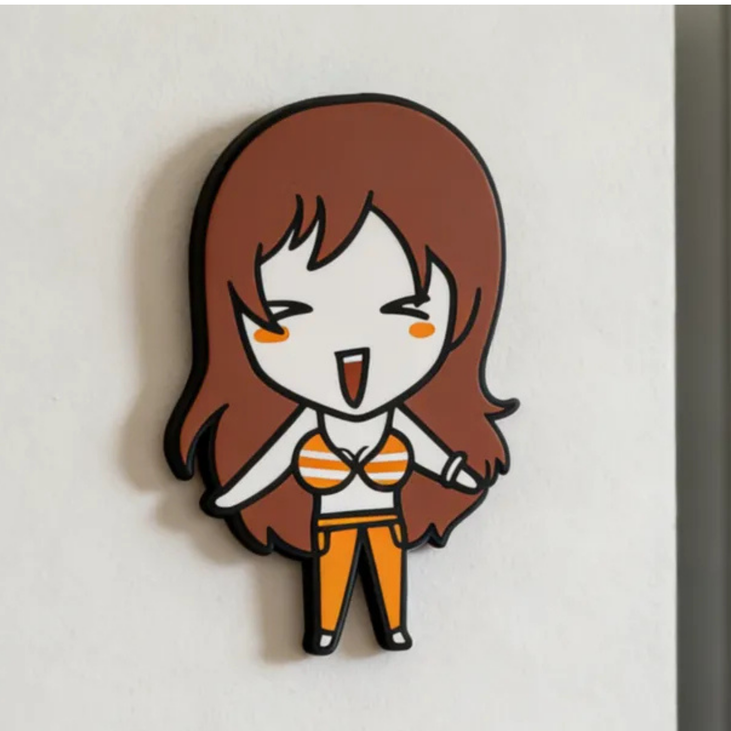 Nami Chibi 3D Printed PLA Fridge Magnet – One Piece Anime