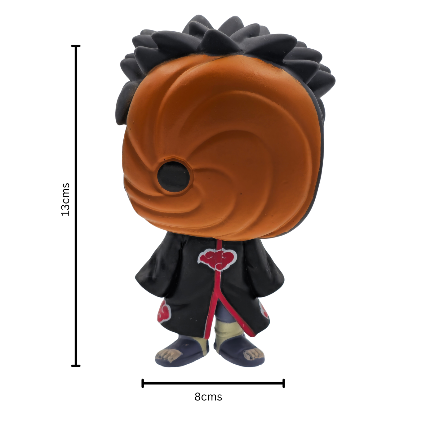 Tobi (Obito Uchiha)- 13 cm Funko Pop head inspired Figure – Naruto