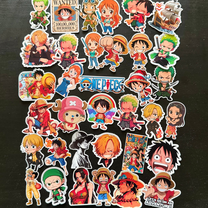 One Piece- Chibi Style 30-Die-Cut Sticker Pack