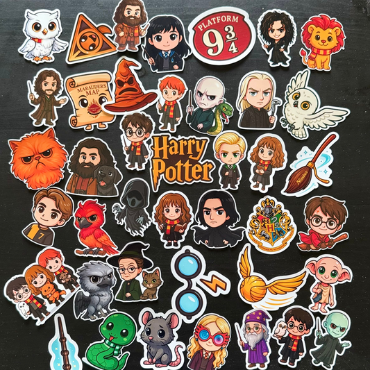 Harry Potter-Chibi Style 30-Die-Cut Sticker Pack