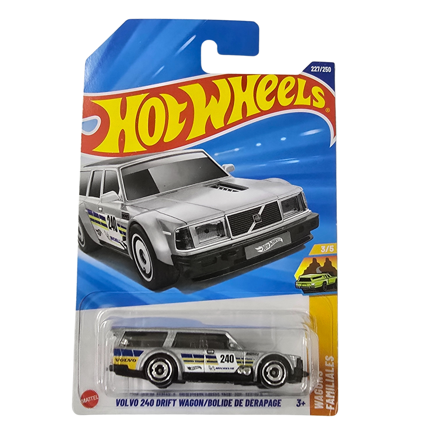 Volvo 240 Drift Wagon – 2025 HW Wagons Series - Hot Wheels