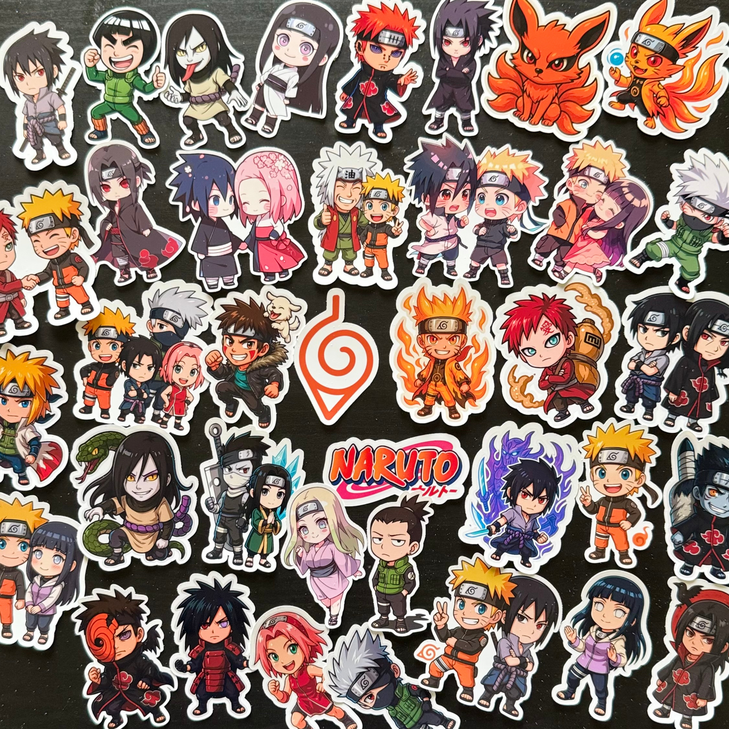Naruto- Chibi Style 30-Die-Cut Sticker Pack