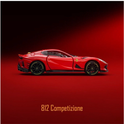 Ferrari 812 Competizione – Bburago 1:64 Scale Die-Cast Model Car (Red)