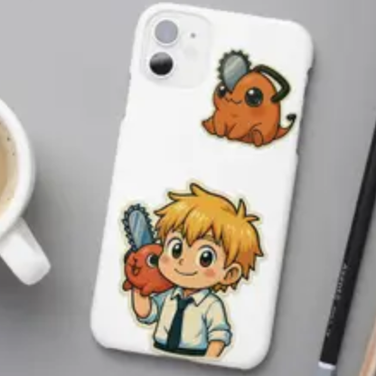 Chainsaw Man Anime Stickers- Chibi Style 30-Die-Cut Sticker Pack