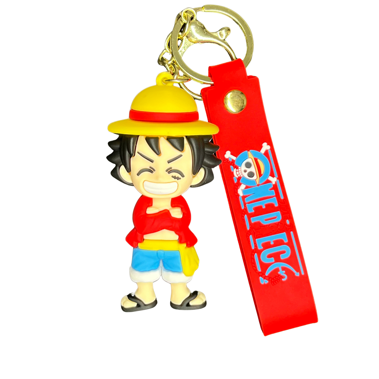 Monkey D. Luffy 3D rubber Key chain- One Piece