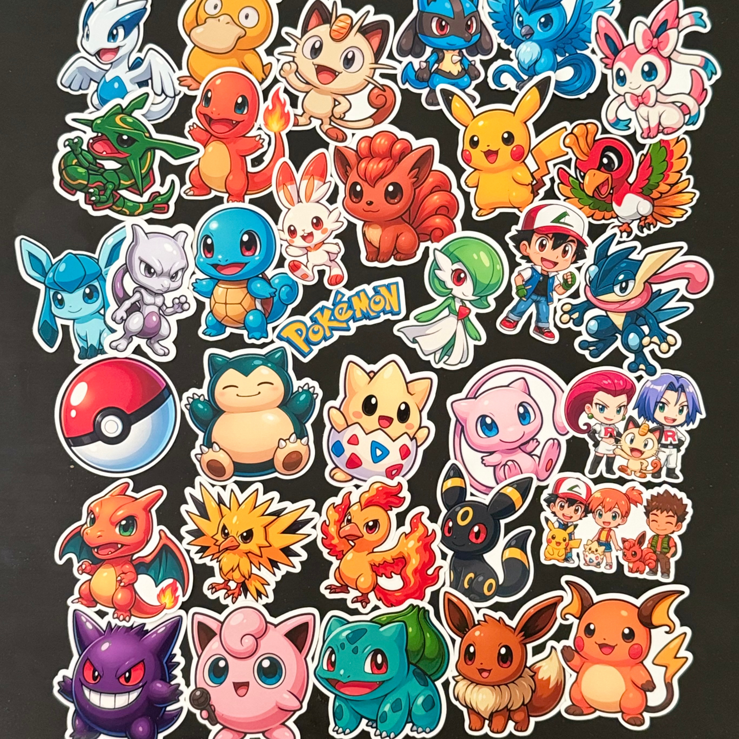Pokemon- Chibi Style 30-Die-Cut Sticker Pack