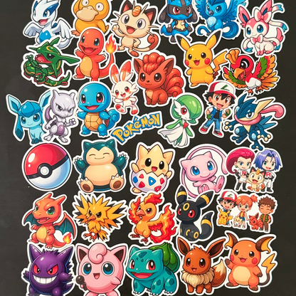 Pokemon- Chibi Style 30-Die-Cut Sticker Pack