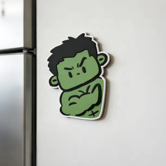 Hulk Chibi 3D Printed PLA Fridge Magnet – Marvel Avengers