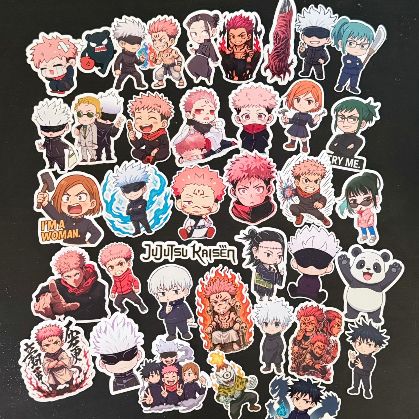 Jujutsu Kaisen - Chibi Style 30-Die-Cut Sticker Pack