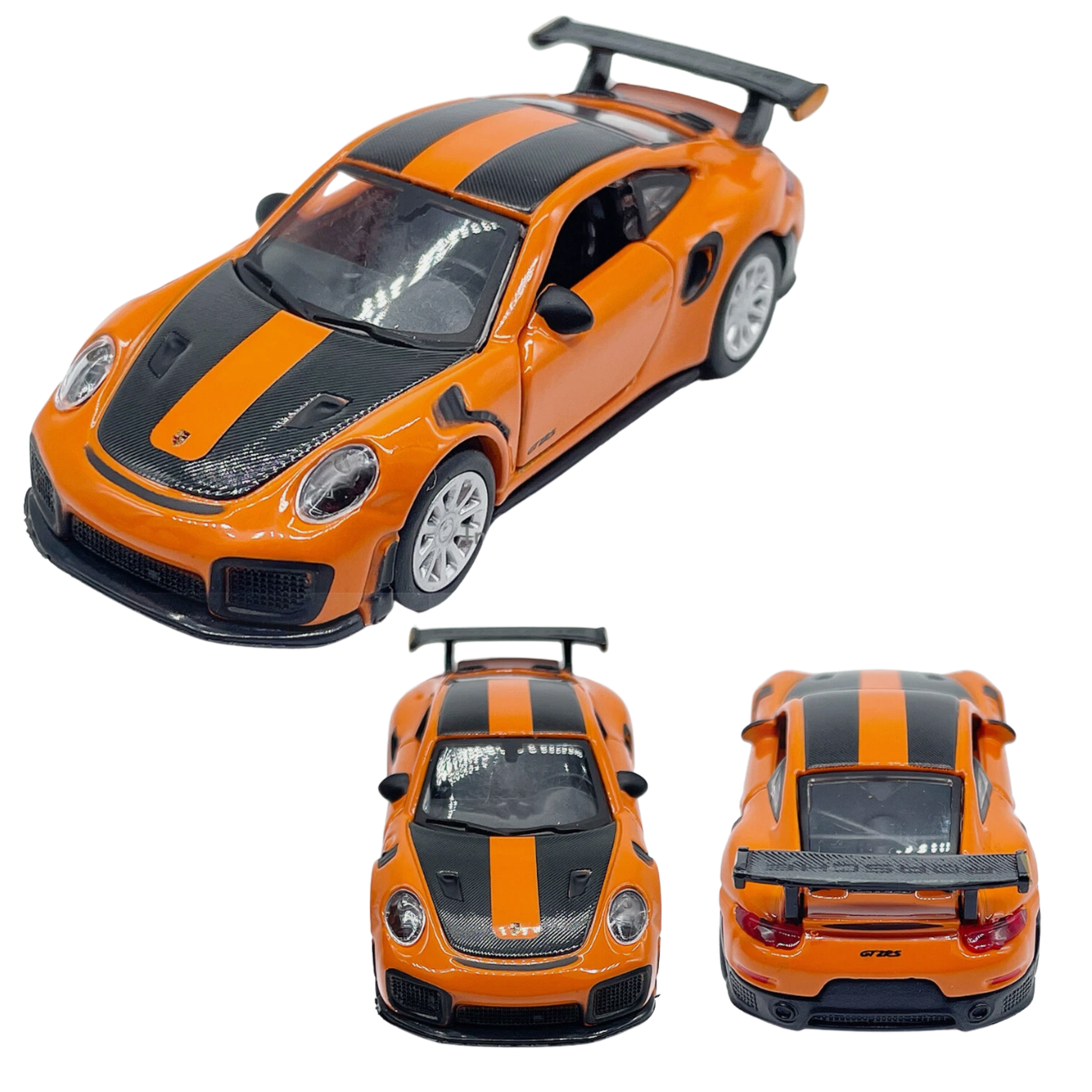 Porsche 911 GT2 RS – Bburago 1:64 Scale Die-Cast Model Car (Orange)