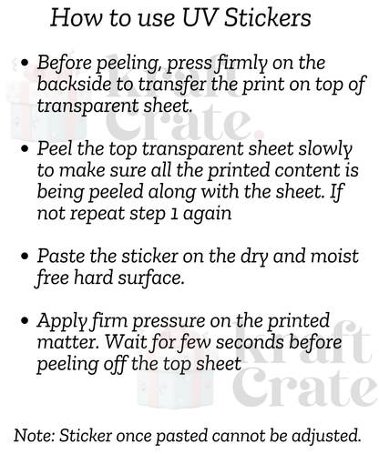 3D-Kitchen Identifiers (UV Ink Transfer)
