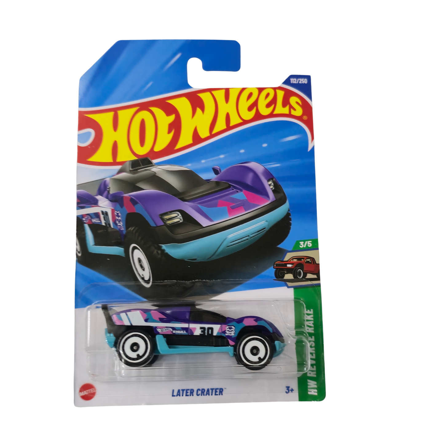 Later Crater – 2025 HW Reverse Rake Series - Hot Wheels