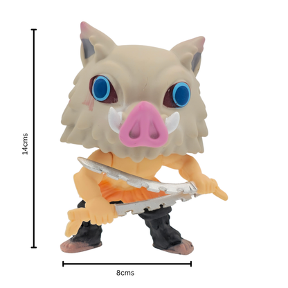 Inosuke Hashibira- 14 cm Funko Pop head inspired Figure – Demon Slayer