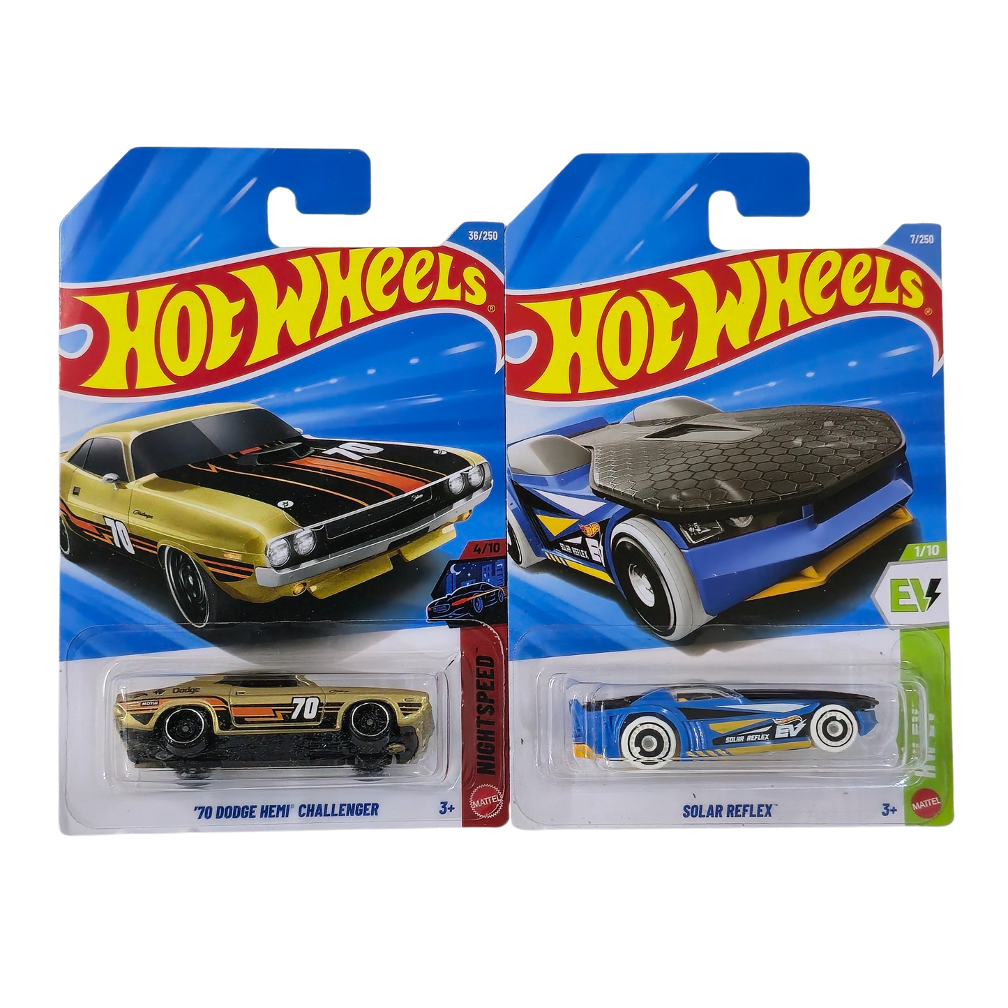 Combo Pack – Dodge Hemi Challenger & Solar Reflex (Set of 2) - Hot Wheels Imported