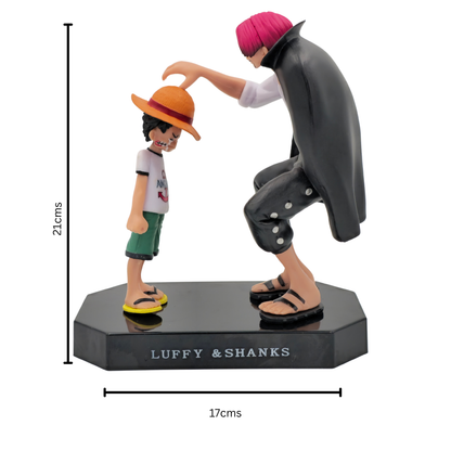 Luffy & Shanks Emotional Moment -PVC 21cms Premium Figurine – One Piece