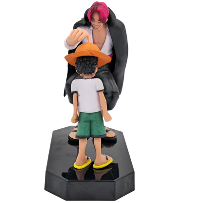 Luffy & Shanks Emotional Moment -PVC 21cms Premium Figurine – One Piece