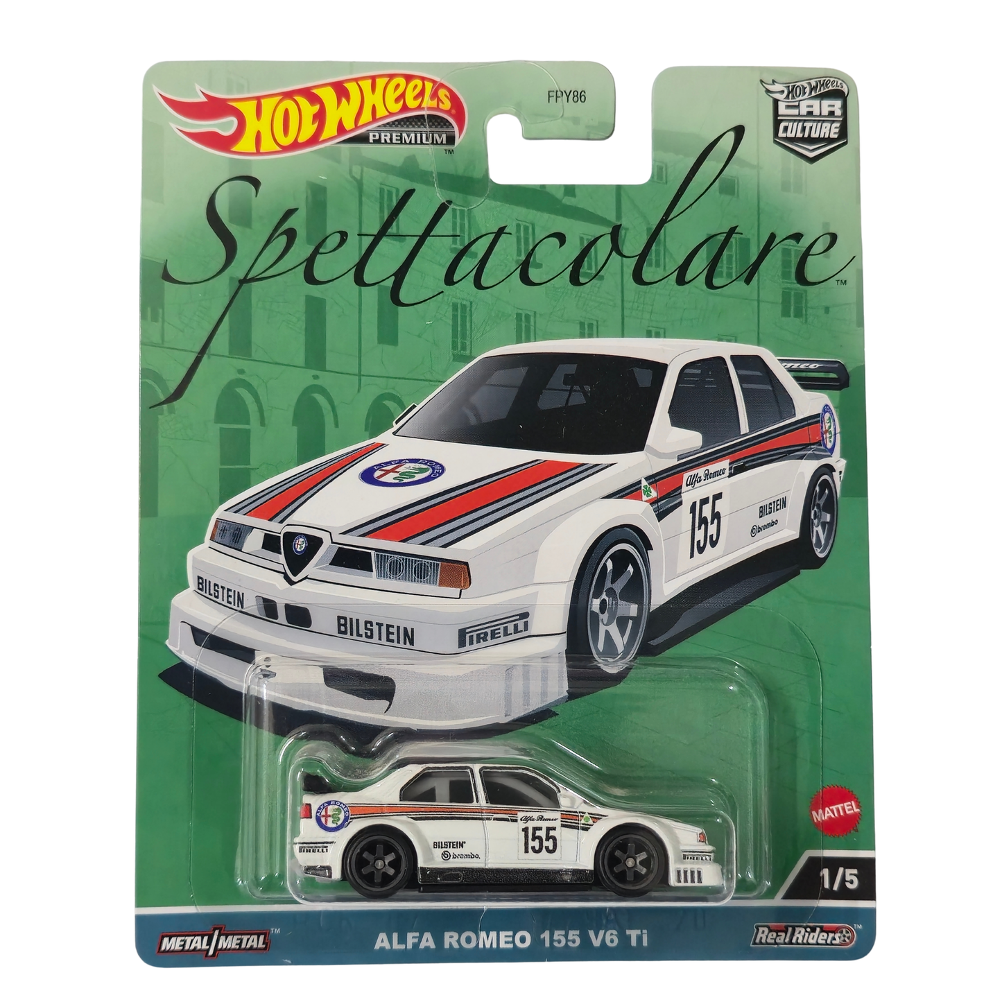 Alfa Romeo 155 V6 Ti – Spettacolare Series-Hot Wheels Imported