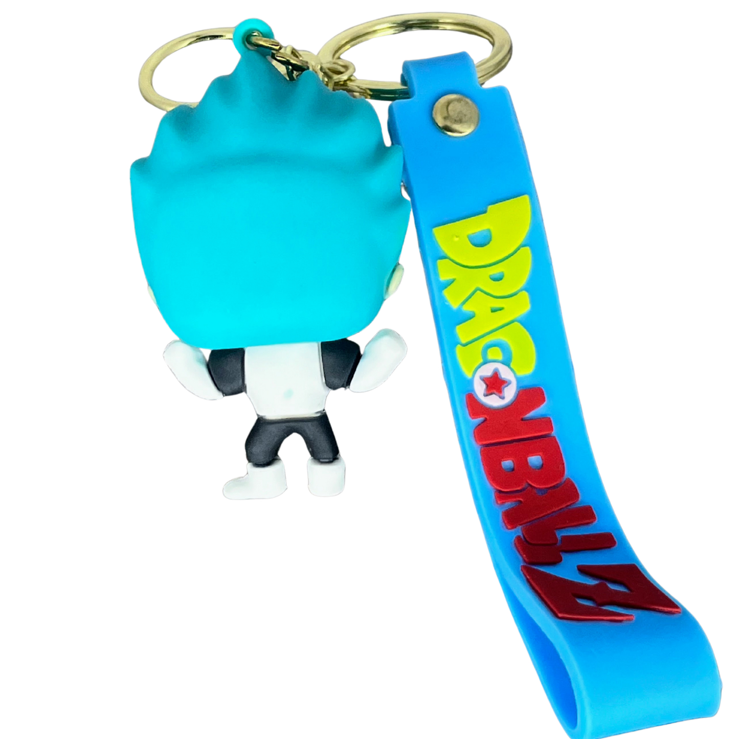 Vegeta Blue- D1 3D Rubber Keychain - Dragon Ball Z –  DBZ Anime Collectible