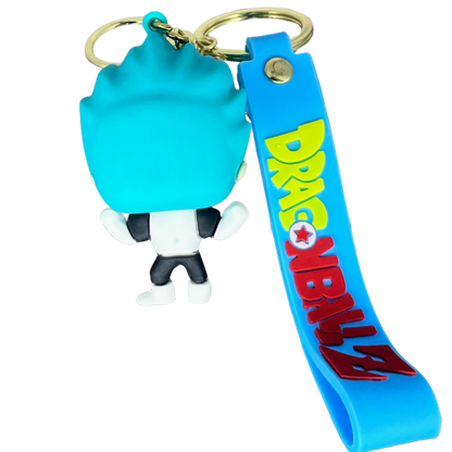 Vegeta Blue- D1 3D Rubber Keychain - Dragon Ball Z –  DBZ Anime Collectible