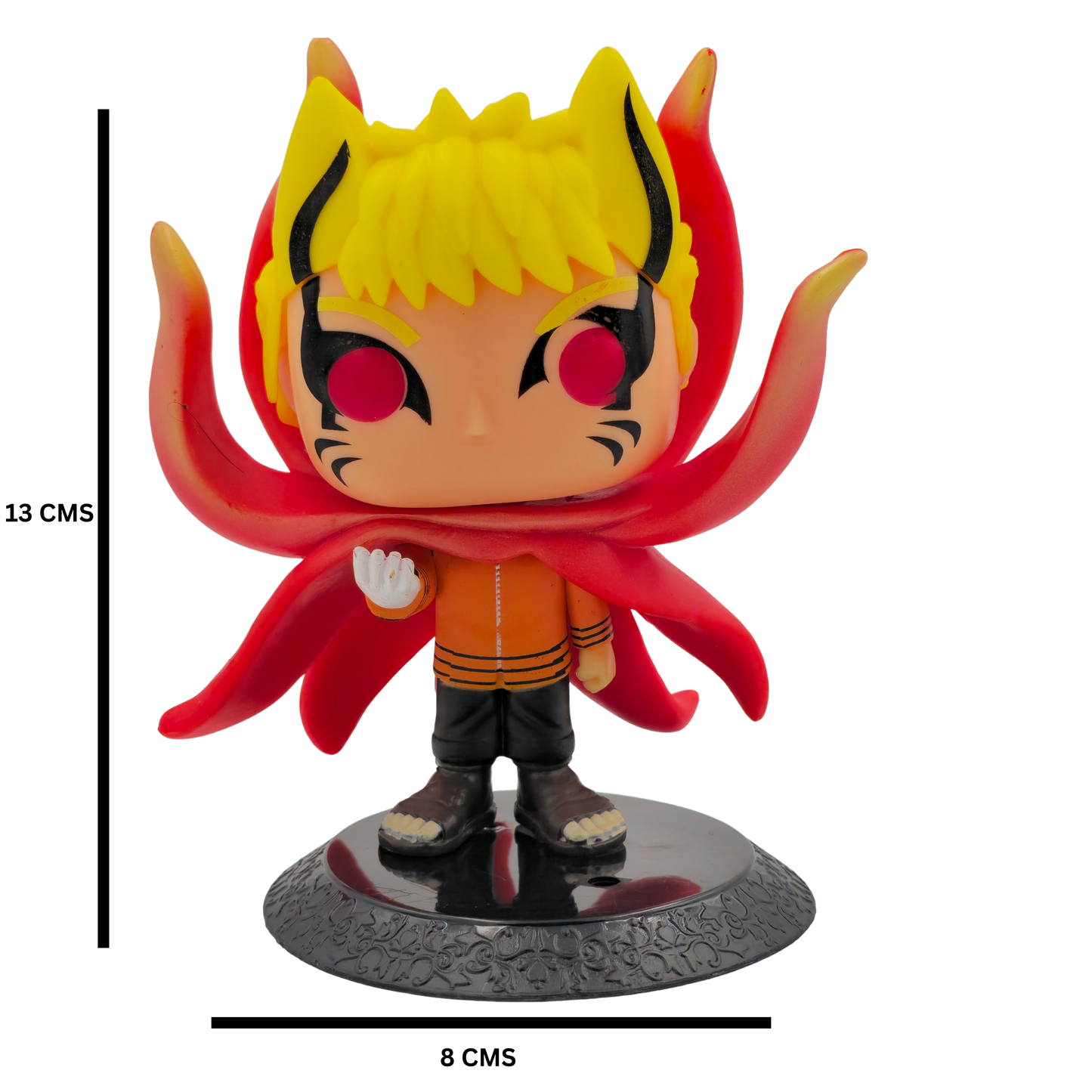 Naruto Uzumaki – Kurama Mode Pop Head Figure (13 cm) | Naruto Shippuden