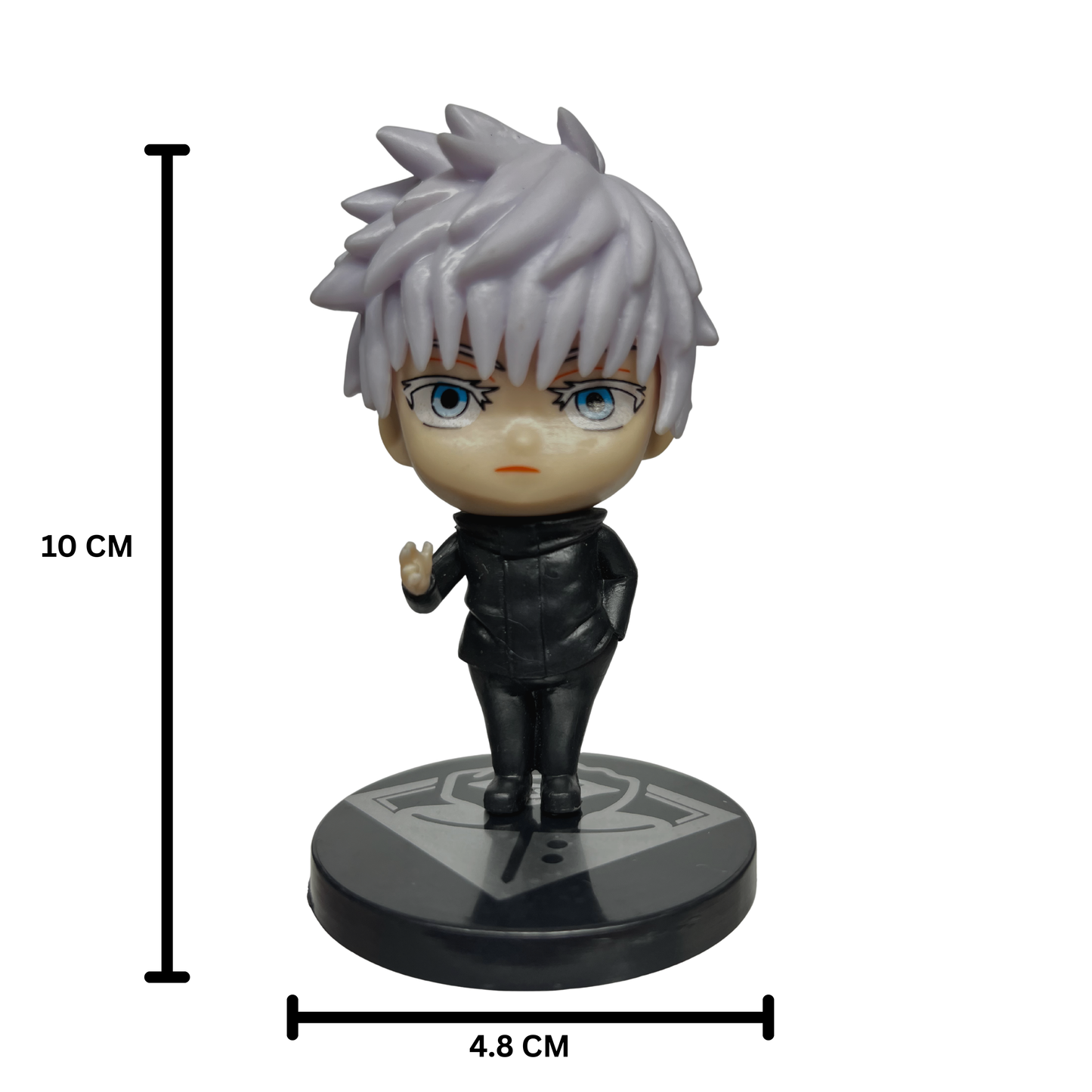 Saturo Gojo- Without Blindfold Miniature 10CM PVC Figure  – Jujutsu Kaisen