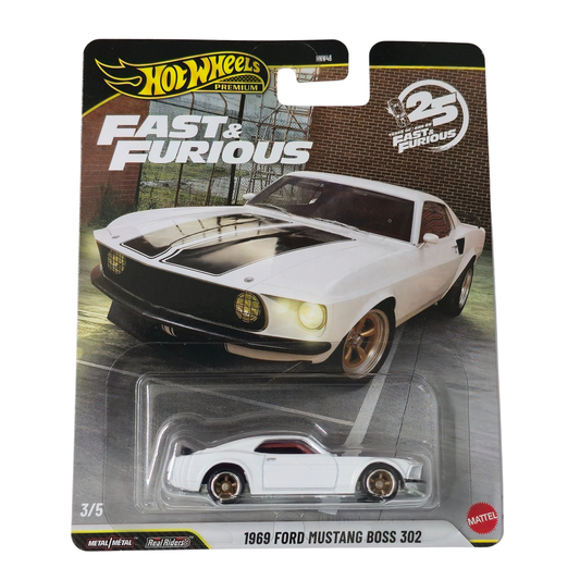 1969 Ford Mustang Boss 302 – Fast & Furious 25th Anniversary - Hotwheels Imported