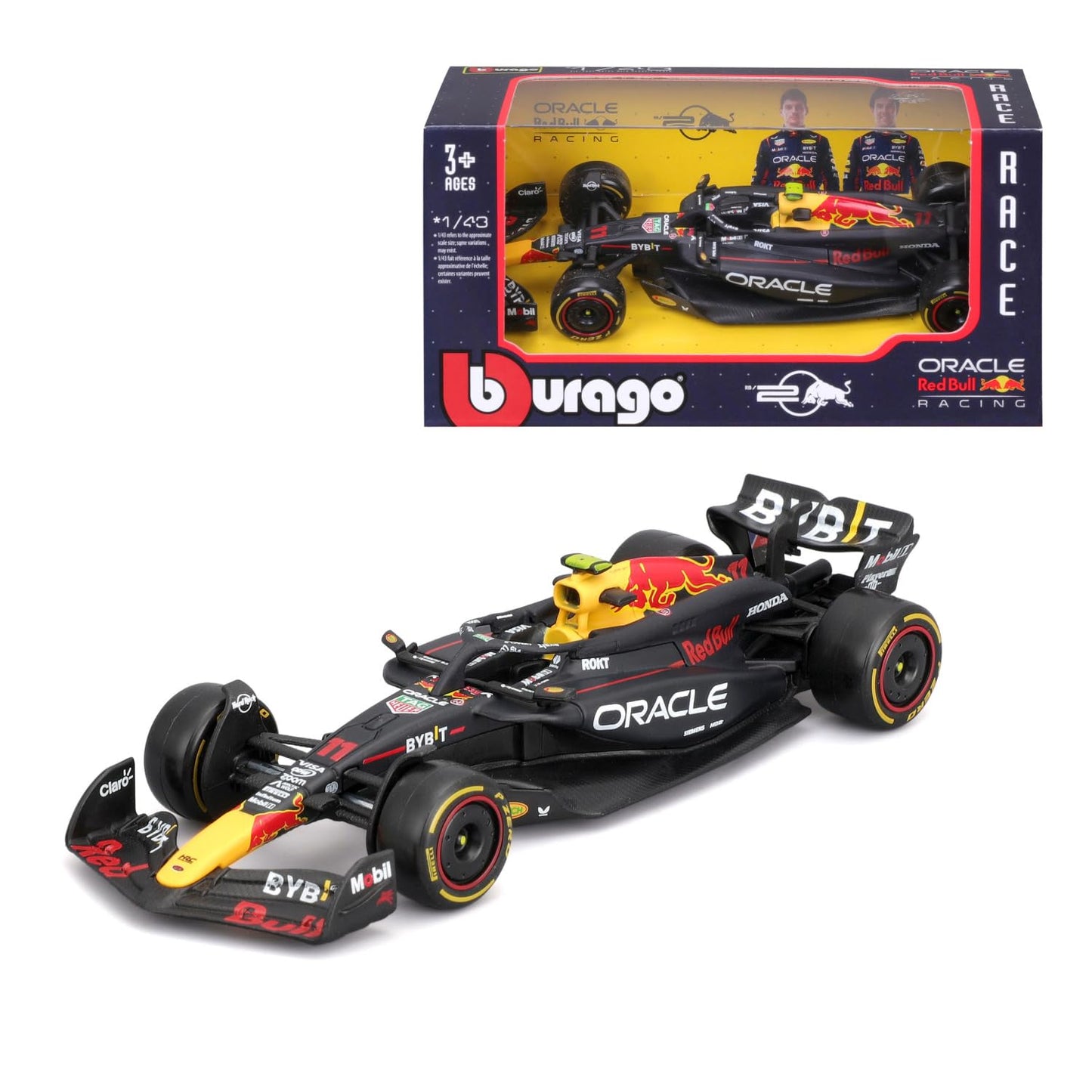 Red Bull Racing F1 Car  – Bburago 1:43 Scale Die-Cast Cars