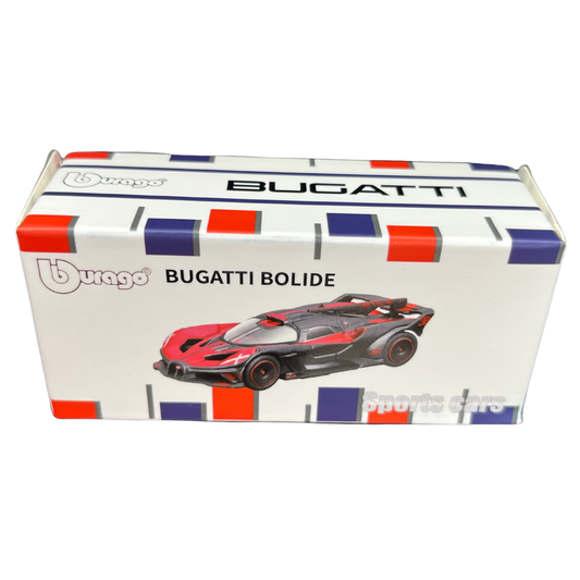 Bugatti Bolide Red – Bburago 1:64 Scale Die-Cast Model Car
