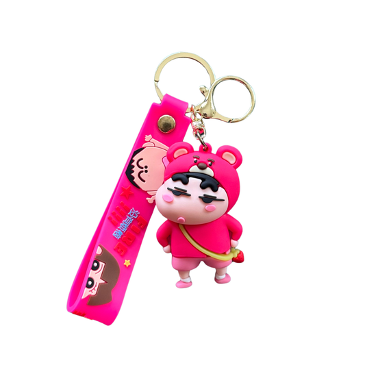 Shinchan Bear Costume 3D Rubber Keychain – Shinchan