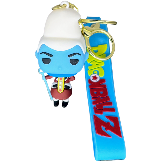 Whis- D1 3D Rubber Keychain - Dragon Ball Z –  DBZ Anime Collectible