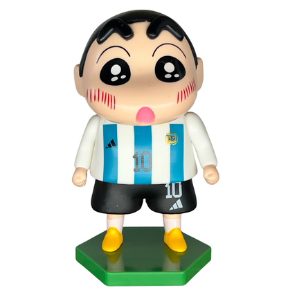 Shinchan-Messi Edition Premium 15CM PVC Figure - Shinchan