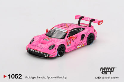 Porsche 911 GT3 R #77 AO Racing “Roxy” – Pink Livery - Mini GT