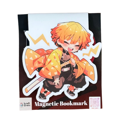 Demon Slayer Zenitsu Agatsuma - Magnetic Bookmark