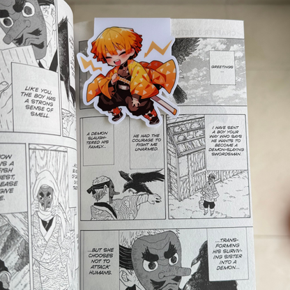 Demon Slayer Zenitsu Agatsuma - Magnetic Bookmark