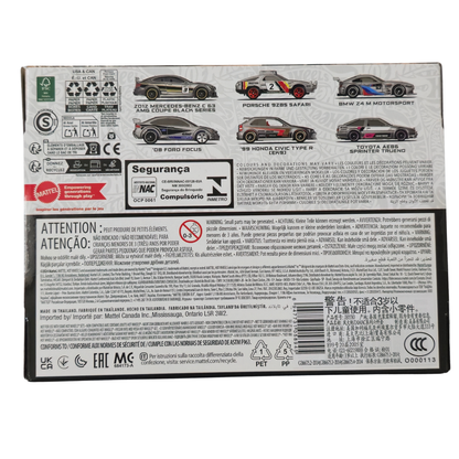 ZAMAC Collector Set – 6 Metal Cars | Ford, Honda, Merc, Porsche, BMW & Toyota - Hot Wheels Imported