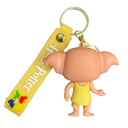 Harry Potter – Dobby 3D Rubber Keychain | Cute House-Elf Key Ring for Potterheads-D1