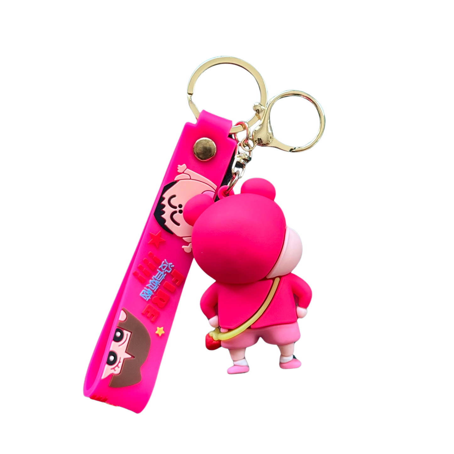 Shinchan Bear Costume 3D Rubber Keychain – Shinchan