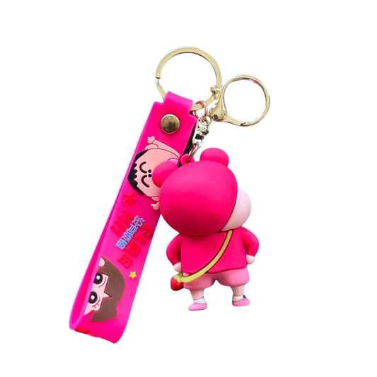 Shinchan Bear Costume 3D Rubber Keychain – Shinchan