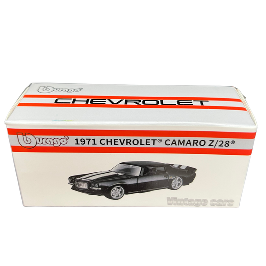 1971 Chevrolet Camaro Z/28 – Bburago 1:64 Scale Die-Cast Model Car