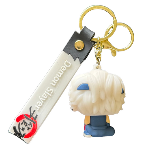 Tengen Uzui Bob Head Premium 3D Rubber Key chain - Demon Slayer