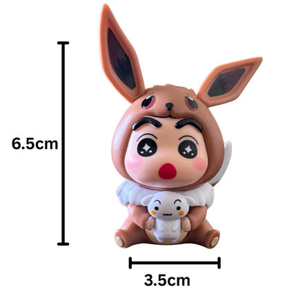 Shinchan as Eevee Cosplay Premium Miniature 6.5CM PVC Figure